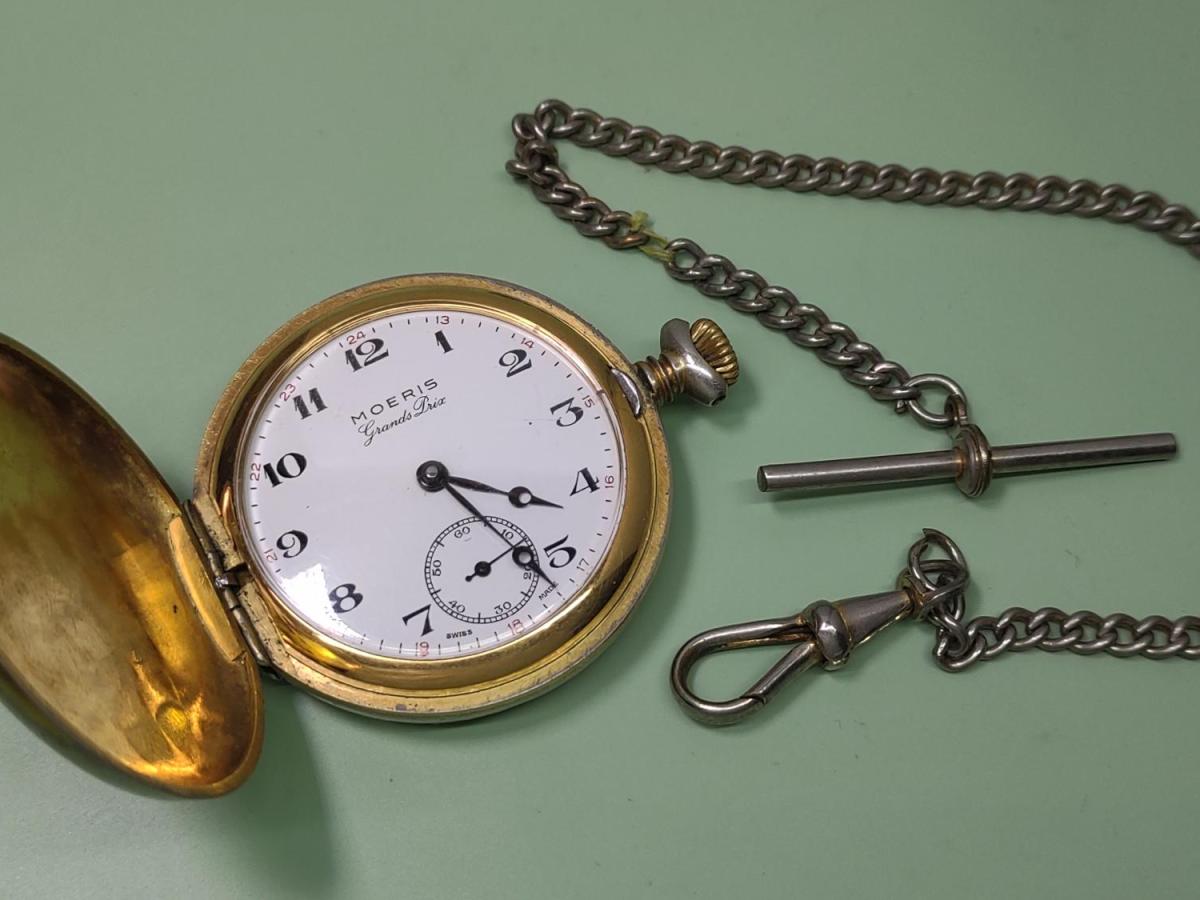 Milestone repair attempt on my grandfather’s pocket watch – Moeris Grands Prix (with Unitas cal. 6498)